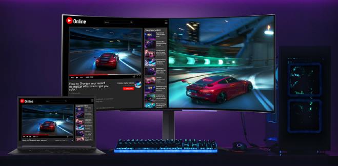 A computer screen with a keyboard and a phone

Description automatically generated