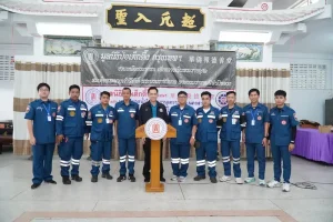 มูลนิธิป่อเต็กตึ๊ง รุดลงพื้นที่ซับน้ำตา มอบเงินช่วยเหลือพร้อมสิ่งของเครื่องใช้จำเป็น เยียวยาผู้ประสบอัคคีภัย ชุมชนจำลองวิทย์พัฒนา จังหวัดนครสวรรค์